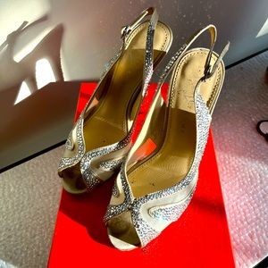 Rhinestone 4” heels